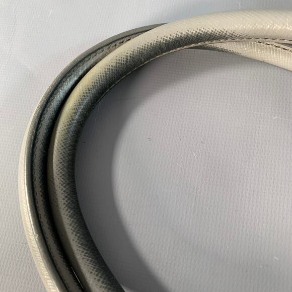 PRADA Galleria Grey Saffiano Leather Top Handles Handbag - Picture 10 of 14